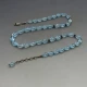 Blue Topaz and Silver Beads