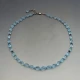 Blue Topaz and Silver Beads