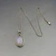 Vintage Moonstone Silver Pendant
