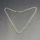 Flat Silver Italy Chain 18 Inches