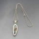 Blue Azurite Sterling Silver Pendant