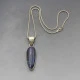 Blue Azurite Sterling Silver Pendant