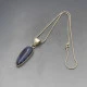 Blue Azurite Sterling Silver Pendant