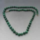 Malachite Bead Necklace - 25 Inches