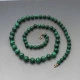 Malachite Bead Necklace - 25 Inches