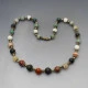 Vintage Multi Agate Bead Necklace