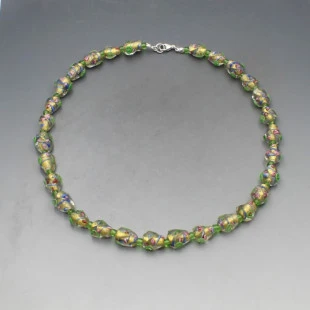 Venetian Wedding Cake Beads Necklace