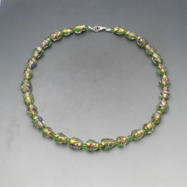 Venetian Wedding Cake Beads Necklace