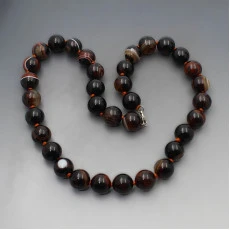 Brown Banded Agate Beads