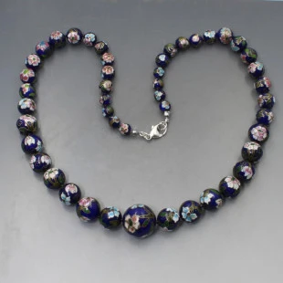 Cloisonne Bead Necklace