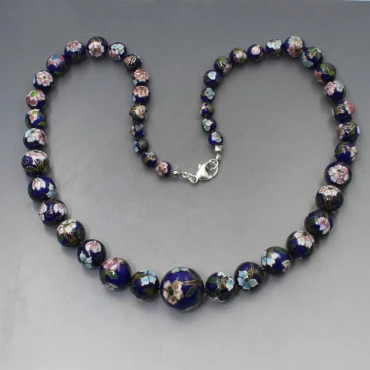Cloisonne Bead Necklace