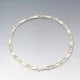 Sterling Silver Modernist Link Necklace