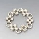 Amber Silver Art Deco Bracelet