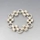 Amber Silver Art Deco Bracelet