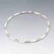 Sterling Silver Modernist Link Necklace
