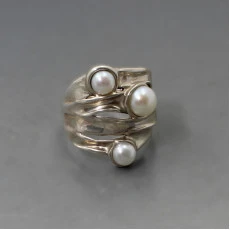 Hagit Gorali Israel Pearl Ring