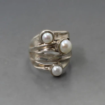 Hagit Gorali Israel Pearl Ring