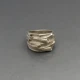 Chunky Abstract Silver Ring