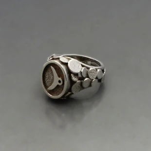 Albion Craft Co. Silver Modernist Ring