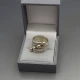 Vintage Silver Balls Ring Size N