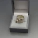 Vintage Silver Balls Ring Size N