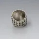 Solid Silver Modernist Ring
