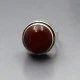 Kaunis Koru Finland Carnelian and Silver Ring