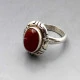 Mexico Silver and Carnelian Ring