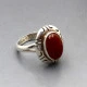 Mexico Silver and Carnelian Ring