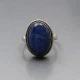 Sodalite and  Silver Ring