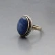 Sodalite and  Silver Ring