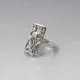 A.Klokker, Denmark 830 Silver Deer Ring