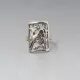 Vintage A.Klokker, Silver Deer Ring