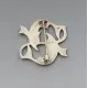 Geoffrey Bellamy for Ivan Tarratt Dolphins Brooch