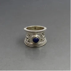 Doug Paulus Silver and Lapis Lazuli Ring