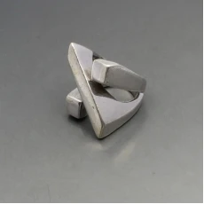 Pianegonda Italy Chunky Silver Ring