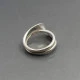 Silver Twist Ring - UK Size N 1/2