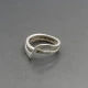 Silver Twist Ring - UK Size N 1/2