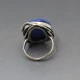 Blue Lapis Lazuli and Silver Ring 