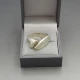 Modernist Silver Ring UK Size M