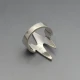 Modernist Silver Ring