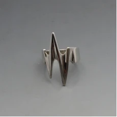 Modernist Silver Ring