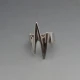 Modernist Silver Ring