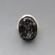 Rutilated Quartz and Silver Ring