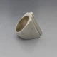 Vintage Silver Modernist Art Deco Style Ring