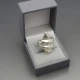 Vintage Designer Silver Shell Ring 