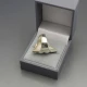 Vintage Designer Silver Shell Ring 
