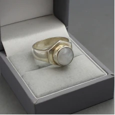 Moonstone Silver Ring UK