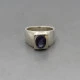 Iolite and Sterling Silver Ring