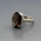 Smokey Quartz Sterling Silver Ring